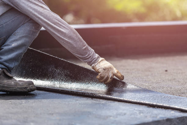 Professional Emergency Waterproofing technician working in Saint Joe, IN